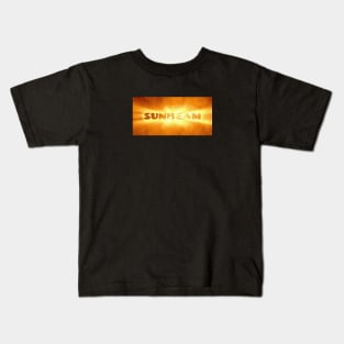 Radiant Sunbeam Bold Typography Design Kids T-Shirt